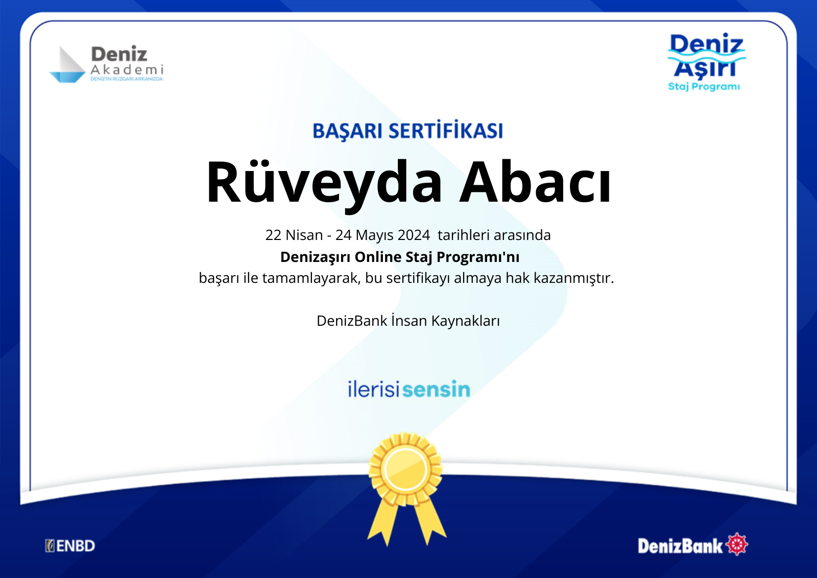 Denizbank Denizaşırı Stajı