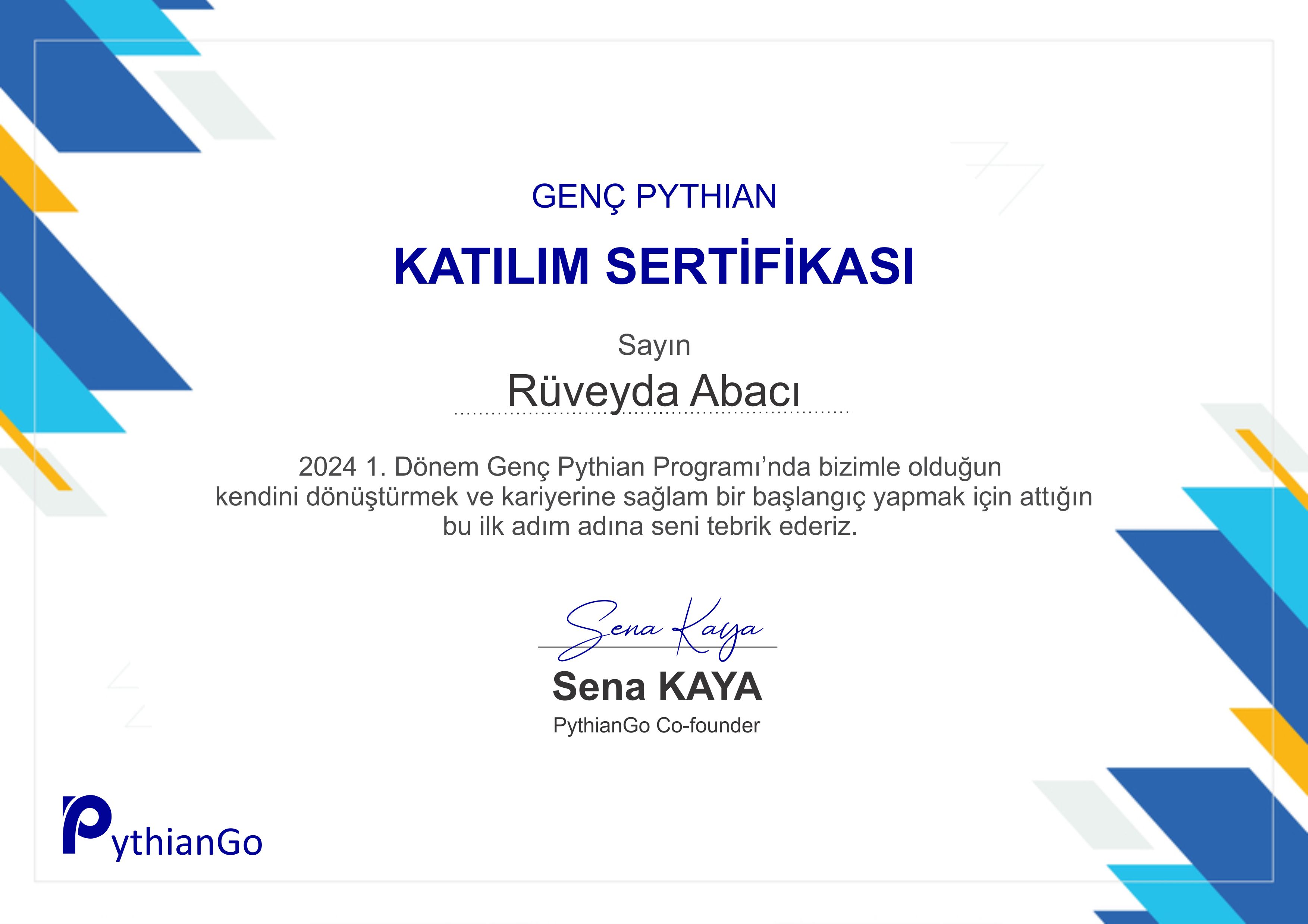 PythianGo Genç Pythian Programı 
