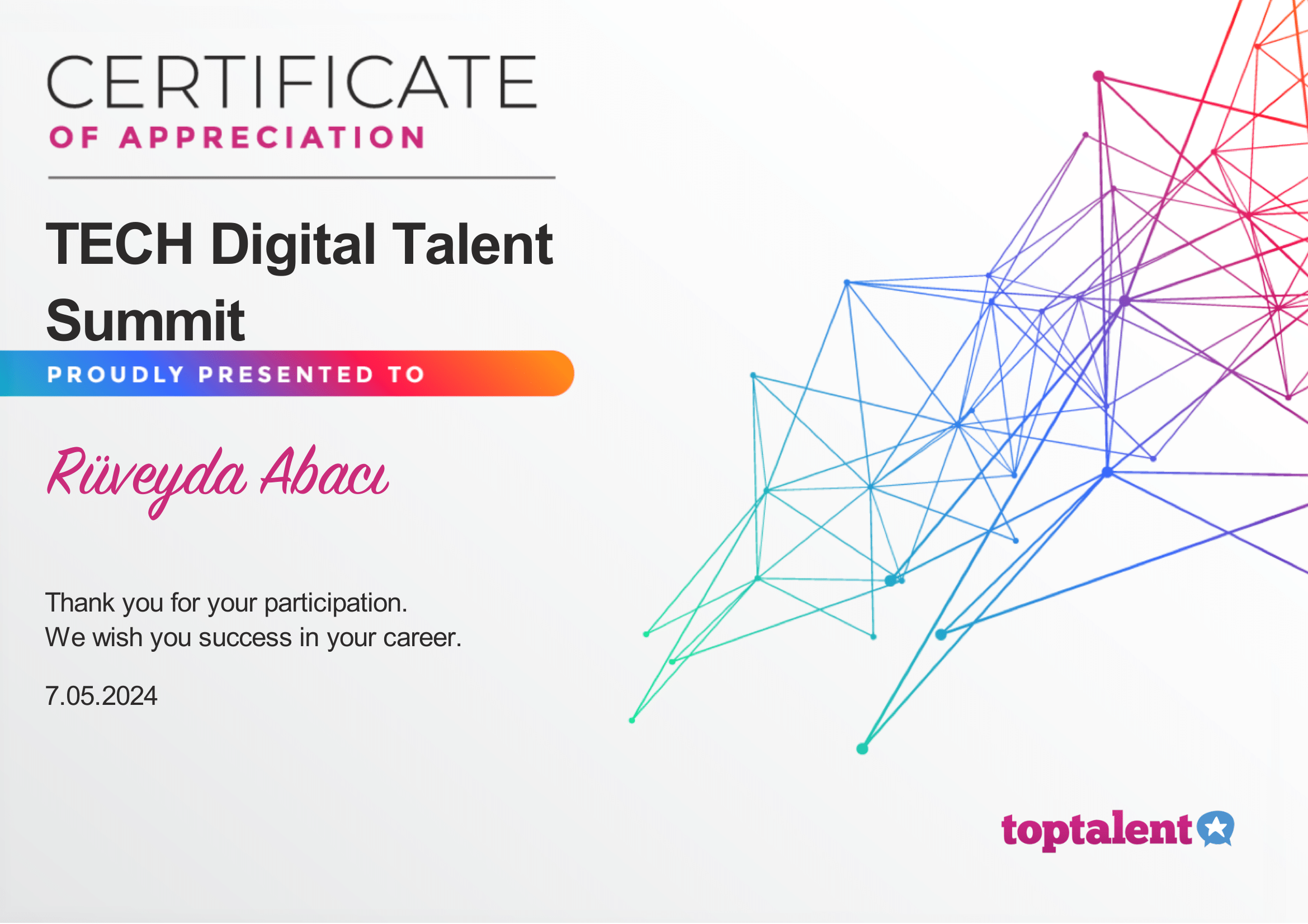 Toptalent - TECH Digital Talent Summit